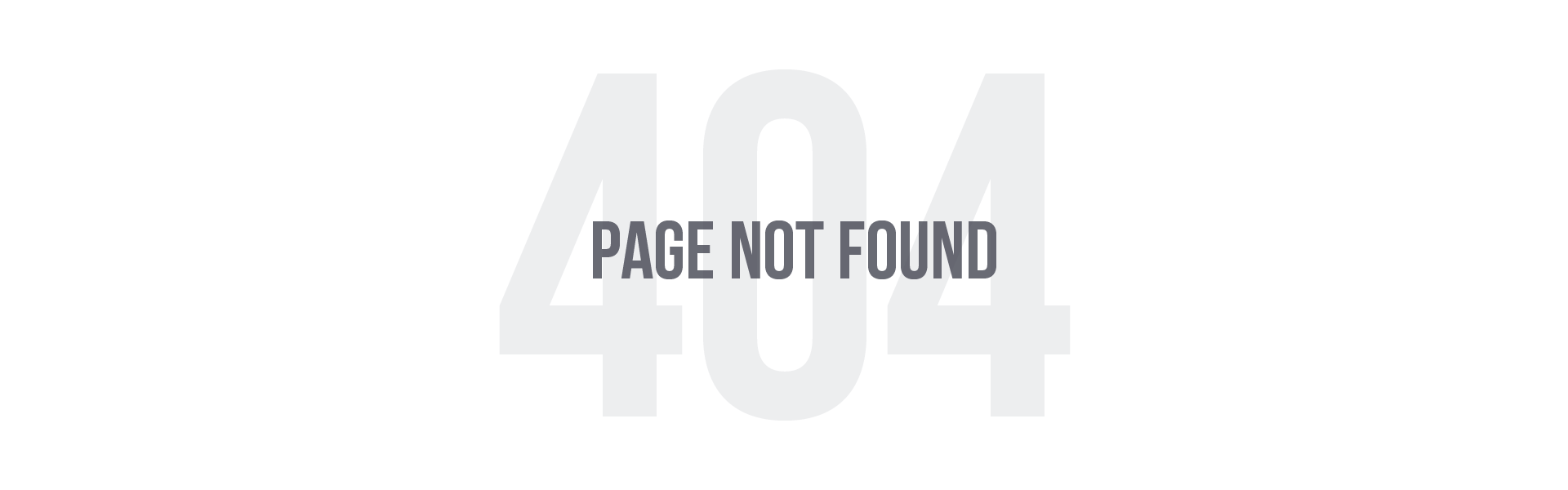 Page Not Found